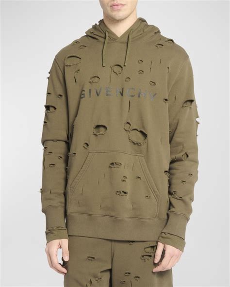 fake givenchy hoodie|Givenchy destroyed hoodie.